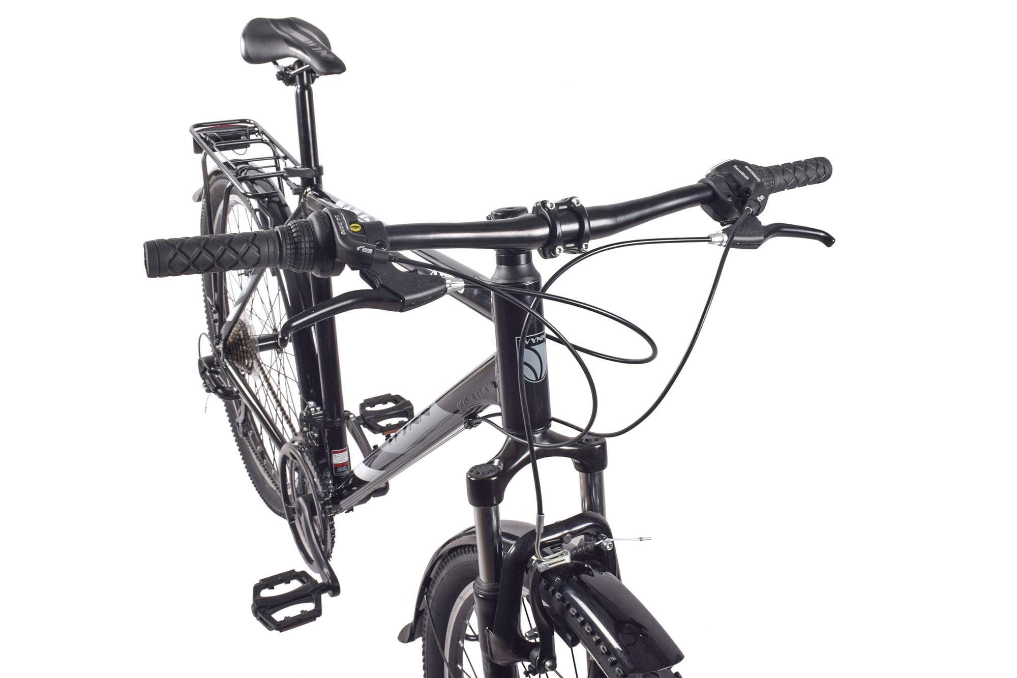 WYNN Mountainbike 27,5 Zoll ATB1.0 schwarz Rahmenh&ouml;he 46 cm Damen und Herren 21 G&auml;nge V-Brake – Bild 2