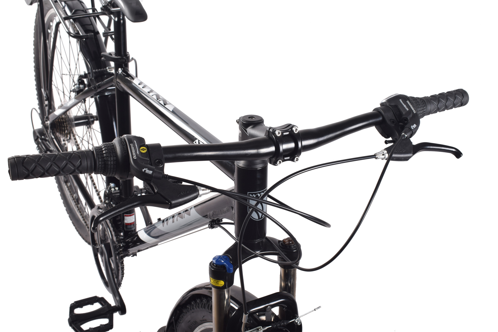 WYNN Mountainbike 29 Zoll ATB2.0 schwarz Rahmenh&ouml;he 56 cm Damen und Herren 21 G&auml;nge V-Brake – Bild 2