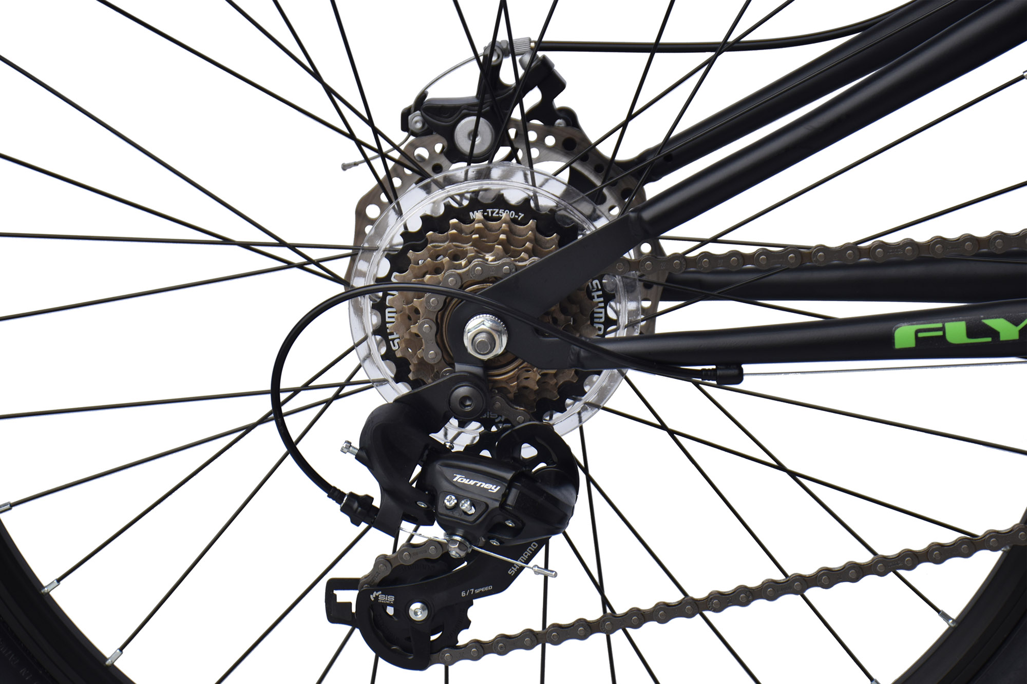 WYNN Mountainbike Fully 26 Zoll FLY1.0 Rahmenh&ouml;he 46 cm Damen Herren 21 G&auml;nge mech. Scheibenbremse – Bild 5