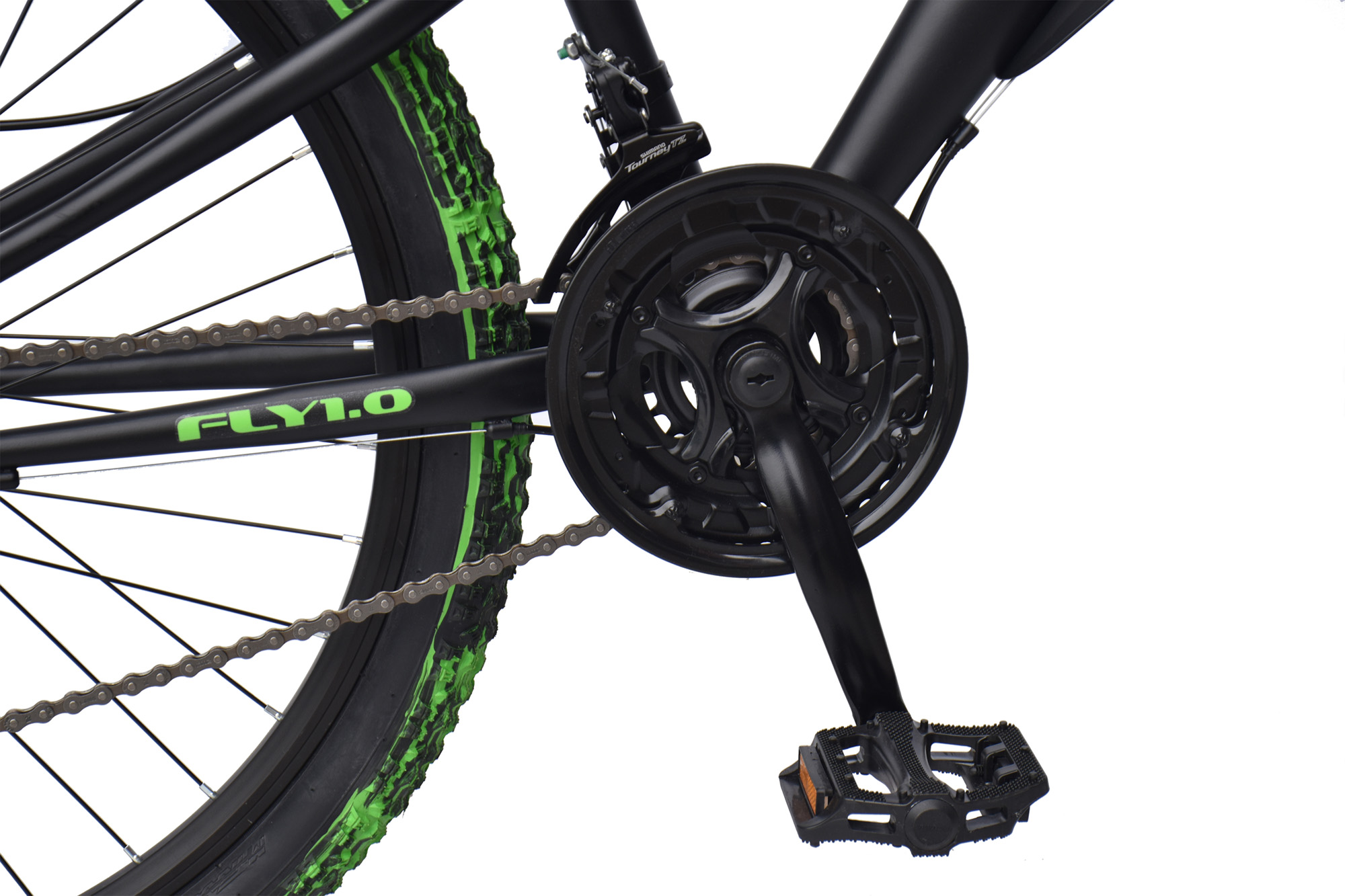 WYNN Mountainbike Fully 26 Zoll FLY1.0 Rahmenh&ouml;he 46 cm Damen Herren 21 G&auml;nge mech. Scheibenbremse – Bild 4