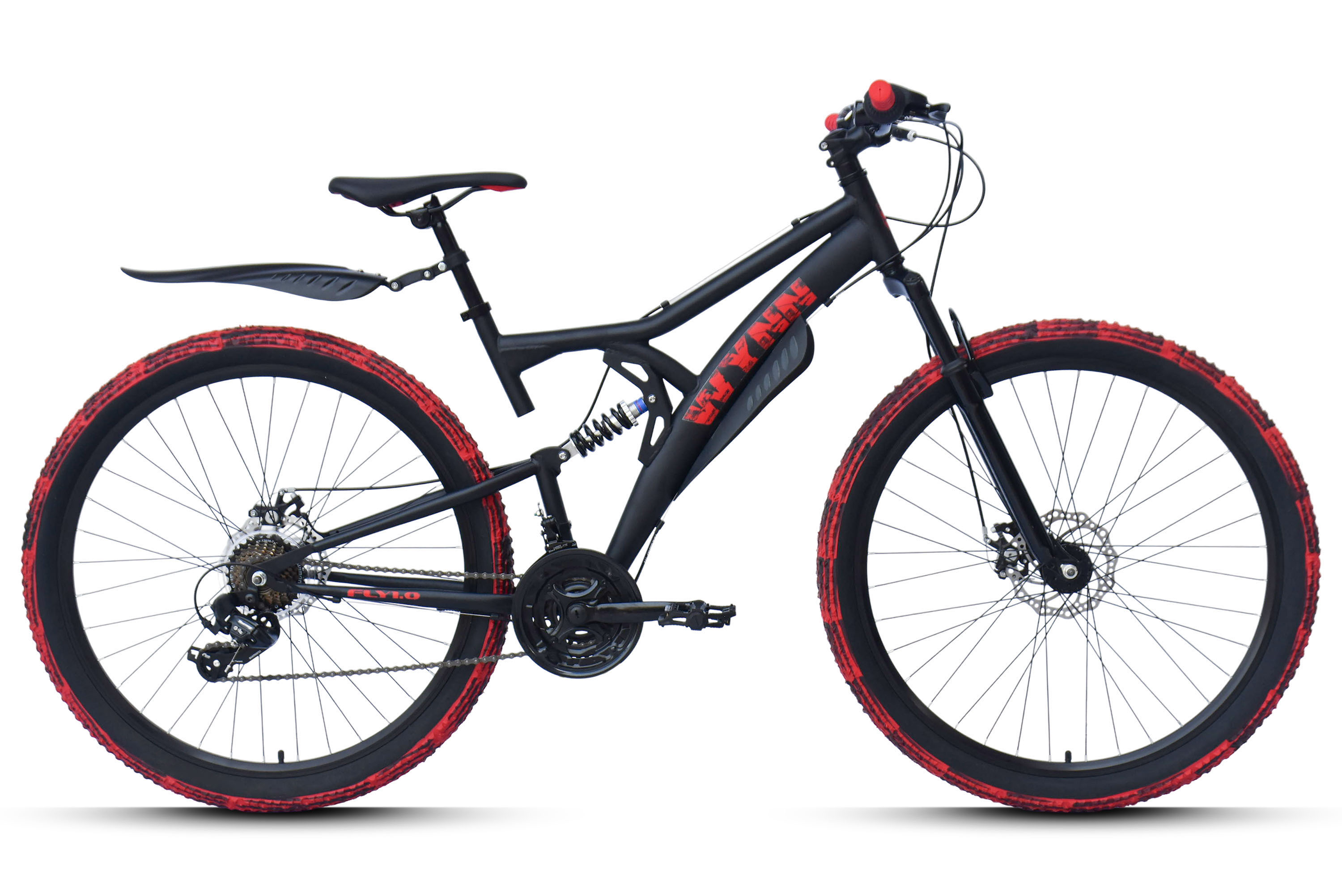 WYNN Mountainbike Fully 27,5 Zoll FLY1.0 Rahmenh&ouml;he 46 cm 21 G&auml;nge – Bild 1