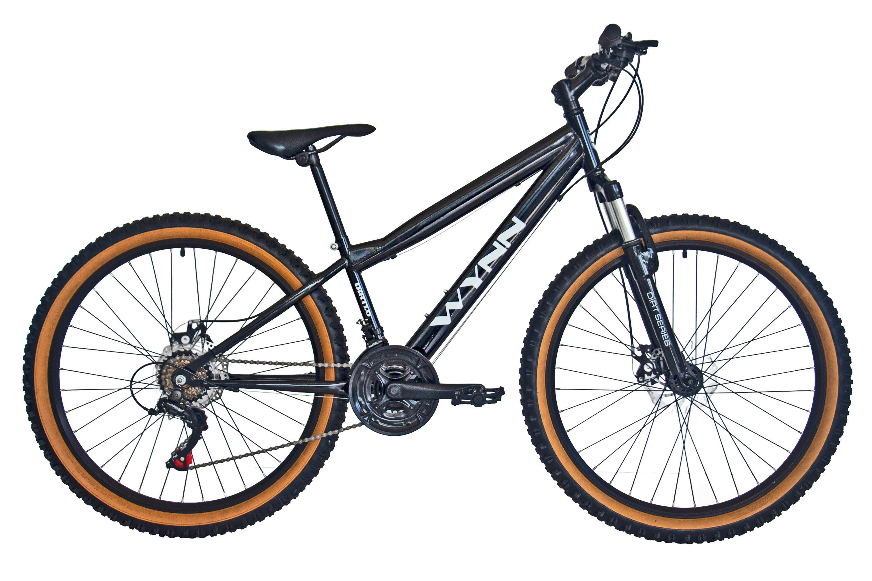 WYNN Mountainbike 26 Zoll DIRT1.0 schwarz Rahmenh&ouml;he 33 cm 18 G&auml;nge – Bild 1