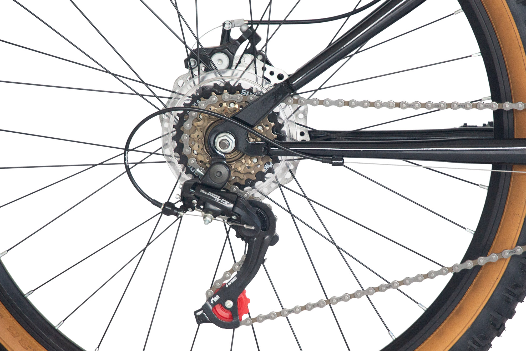 WYNN Mountainbike 26 Zoll DIRT1.0 schwarz Rahmenh&ouml;he 33 cm 18 G&auml;nge – Bild 5