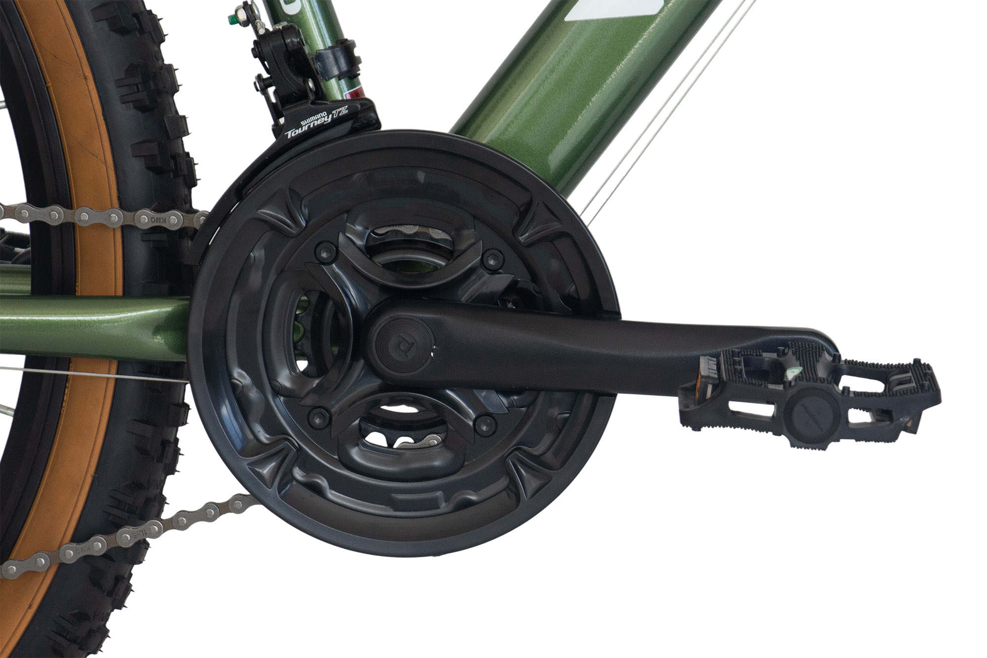 WYNN Mountainbike 26 Zoll DIRT1.0 gr&uuml;n Rahmenh&ouml;he 33 cm 18 G&auml;nge – Bild 4