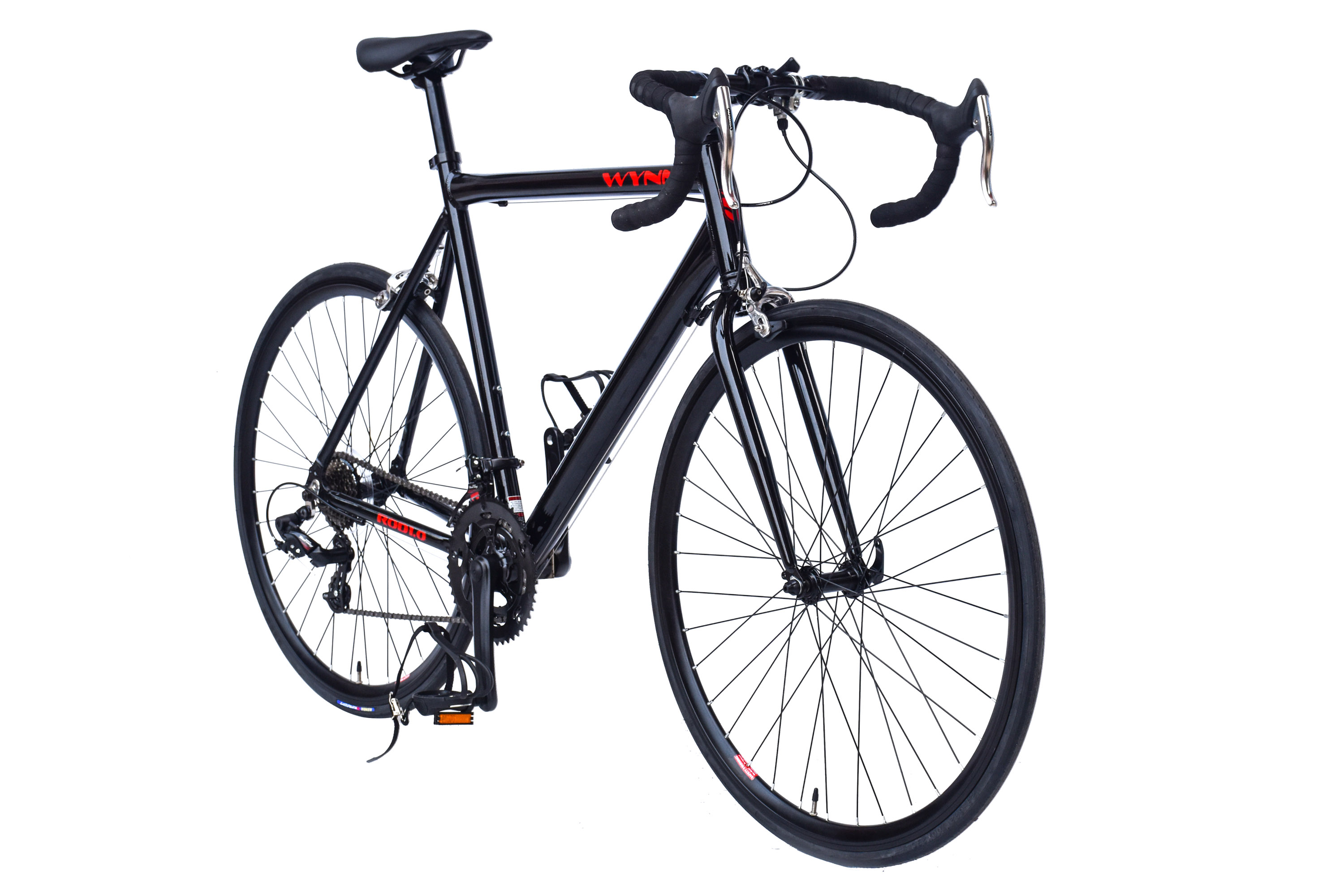 WYNN Rennrad 28 Zoll ROD1.0 schwarz, gl&auml;nzend Rahmenh&ouml;he 58 cm 14 G&auml;nge – Bild 2