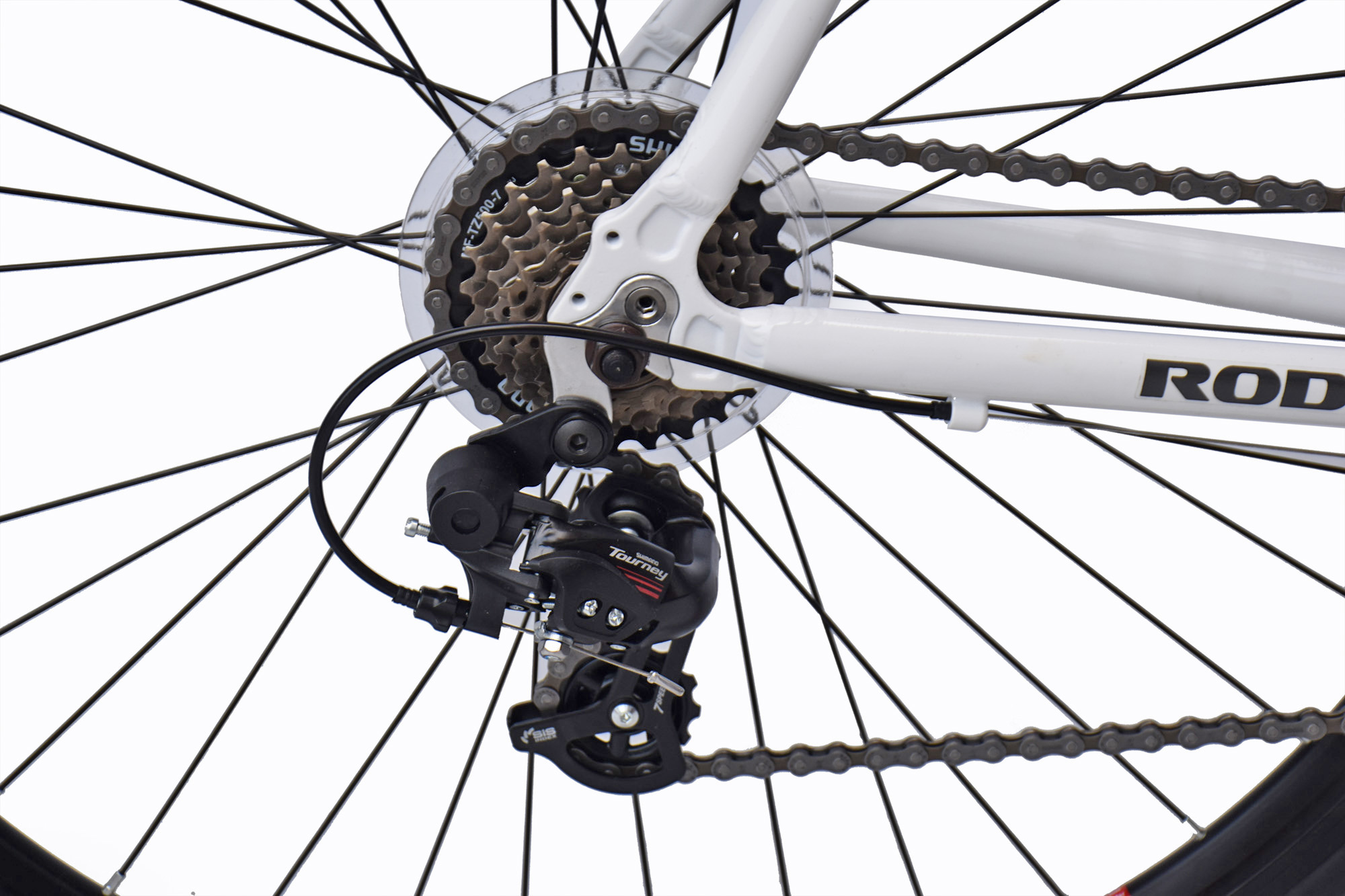 WYNN Rennrad 28 Zoll ROD1.0 wei&szlig; Rahmenh&ouml;he 58 cm 14 G&auml;nge – Bild 5