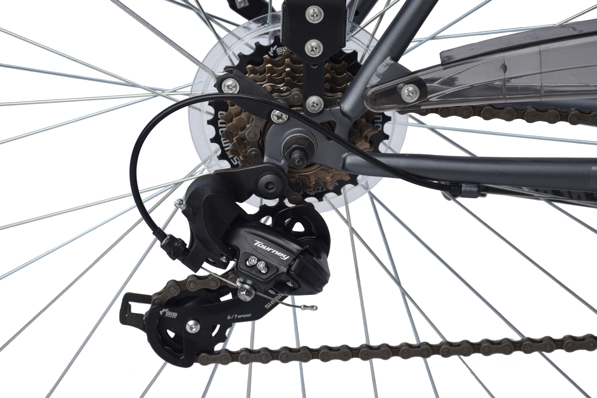 WYNN Trekkingrad 28 Zoll TRK1.0 schwarz Herren 21 G&auml;nge V-Brake – Bild 5