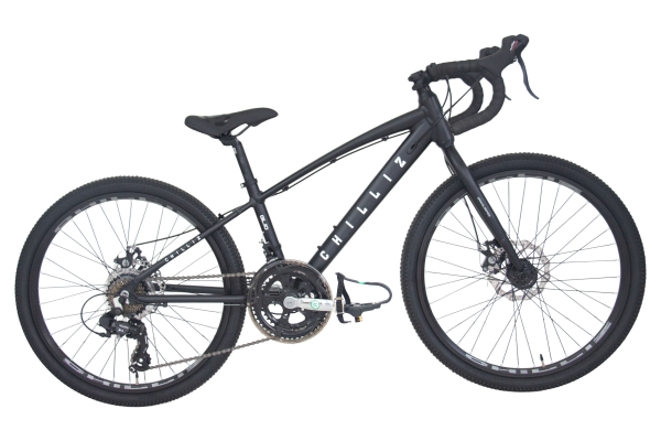 CHILLIZ Kinderrad Gravelbike 24 Zoll GL.10 Rahmenhöhe 31 cm 14 Gänge