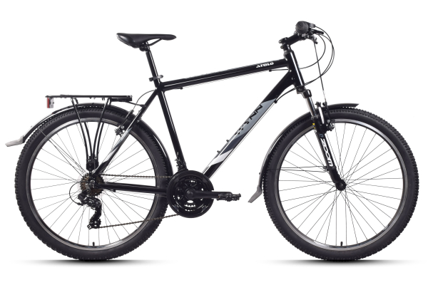 WYNN Mountainbike 27,5 Zoll ATB1.0 schwarz Rahmenhöhe 42 cm Damen und Herren 21 Gänge V-Brake