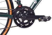 CHILLIZ Gravelbike 28 inch GL.02 green frame height 60 cm unisex 14-speed mechanical disc brakes