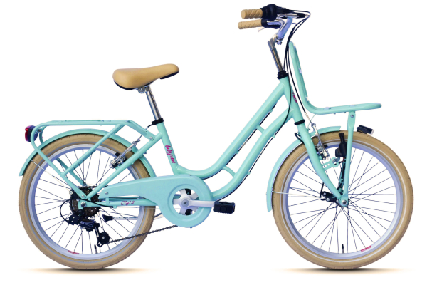 WYNN Kinderrad 20 Zoll KID1.0 türkis Rahmenhöhe 30 cm 6 Gänge V-Brake
