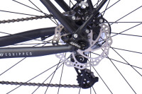 WYNN Gravelbike 28 Zoll GRL1.1 grau Rahmenhöhe 54 cm Damen Herren 14 Gänge Gepäckträger Schutzbleche