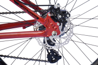 WYNN Kinderrad Gravelbike 24 Zoll GRL2.1 rot Rahmenhöhe 36 cm 14 Gänge mech. Scheibenbremse
