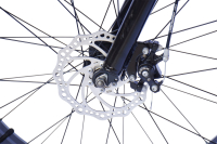 WYNN Fatbike 24 Zoll FAT1.0 schwarz-rot Rahmenhöhe 30 cm Kinder 7 Gänge mech. Scheibenbremse