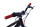 WYNN Fatbike 24 Zoll FAT1.0 schwarz-rot Rahmenhöhe 30 cm Kinder 7 Gänge mech. Scheibenbremse