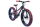 WYNN Fatbike 24 Zoll FAT1.0 schwarz-rot Rahmenhöhe 30 cm Kinder 7 Gänge mech. Scheibenbremse