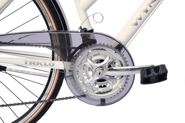 WYNN Trekkingrad 28 Zoll TRK1.0 wei Damen 21 Gnge V-Brake, 319,99