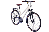 WYNN Trekkingrad 28 Zoll TRK1.0 weiß Damen 21 Gänge V-Brake