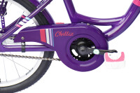 CHILLIZ Kinderrad 18 Zoll CHD.01 lila Rahmenhöhe 28 cm singlespeed V-Brake
