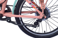 CHILLIZ Kinderrad 20 Zoll CHD.02 rosa Rahmenhöhe 33 cm 6 Gänge V-Brake
