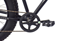WYNN Fatbike 26 Zoll FAT1.0 schwarz-rot Rahmenhöhe 46 cm 7 Gänge