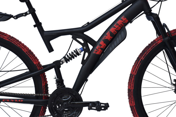 WYNN Mountainbike Fully 27,5 Zoll FLY1.0 schwarz-rot Rahmenhhe 46 cm,  289,95