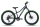 WYNN Fatbike 24 Zoll FAT1.0 schwarz-grün Rahmenhöhe 30 cm Kinder 7 Gänge mech. Scheibenbremse