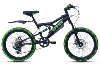 WYNN Mountainbike 20 Zoll KMB1.0  schwarz-grün 7...