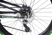 WYNN Mountainbike 24 Zoll KMB1.0  schwarz-grün 21 Gänge mech. Scheibenbremse