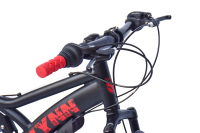 WYNN Mountainbike 24 Zoll KMB1.0  schwarz-rot 21 Gänge mech. Scheibenbremse