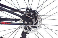WYNN Mountainbike 24 Zoll KMB1.0  schwarz-rot 21 Gänge mech. Scheibenbremse