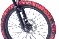 WYNN Mountainbike 24 Zoll KMB1.0  schwarz-rot 7 Gänge