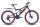 WYNN Mountainbike 24 Zoll KMB1.0  schwarz-rot 21 Gänge mech. Scheibenbremse