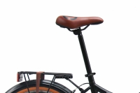 CHILLIZ Faltrad 20 Zoll FLD.01 schwarz Rahmenhöhe 33 cm Damen Herren Klapprad 6 Gänge V-Brake