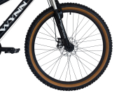 WYNN Mountainbike 26 Zoll DIRT1.0 schwarz Rahmenhöhe 33 cm Damen Herren 18 Gänge