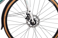 CHILLIZ Gravelbike 28 Zoll GL.04 türkis Damen 14 Gänge mech. Scheibenbremse Schutzbleche