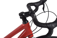CHILLIZ Gravelbike 28 Zoll GL.04 rot Rahmenhöhe Damen 14 Gänge mech. Scheibenbremse Schutzbleche