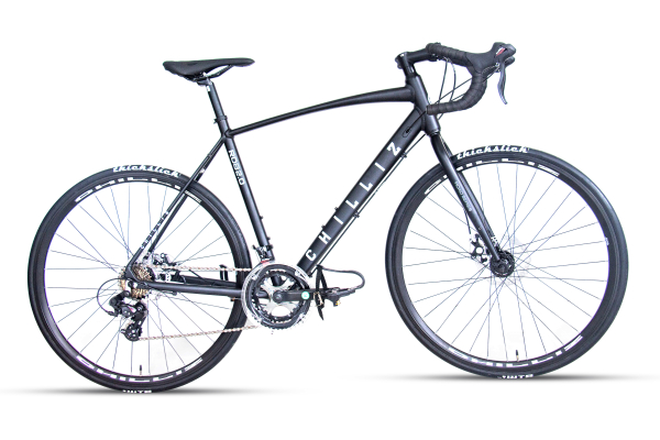 CHILLIZ Rennrad 28 Zoll RDB2.0 schwarz matt Rahmenhöhe 54 cm 14 Gänge