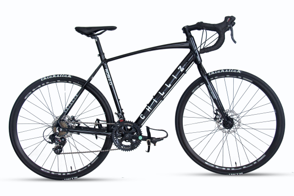 CHILLIZ Rennrad 28 Zoll RDB2.0 schwarz glänzend Rahmenhöhe 54 cm 14 Gänge
