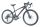 CHILLIZ Kinderrad Gravelbike 24 Zoll GL.10 schwarz-glänzend