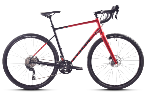 REDLOUD Gravelbike 28 Zoll GA.03 schwarz-rot Rahmenhöhe 51 cm Damen Herren 20 Gänge hydr. Scheibenbremse
