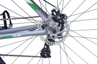WYNN Gravelbike 28 Zoll GRL5.0 silber-weiß Damen Herren 14 Gänge