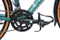 CHILLIZ Gravelbike 28 Zoll GL.08 grün Damen Herren 16 Gänge mech. Scheibenbremse Schutzbleche