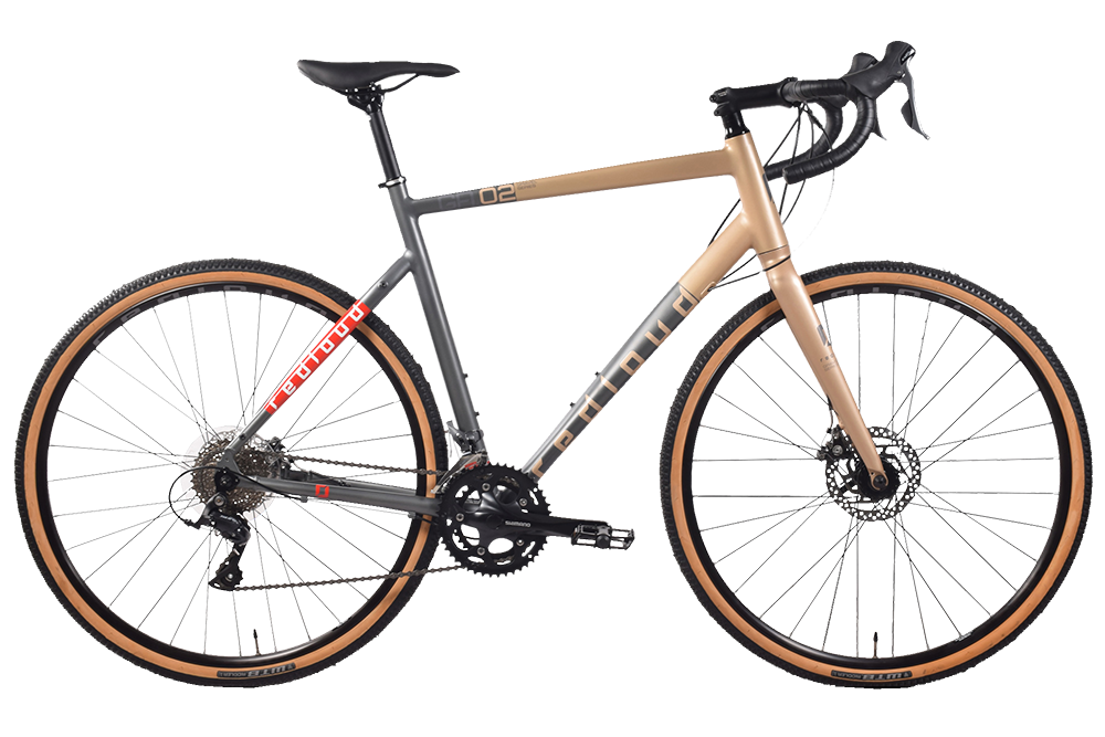 Gravelbike auf Schotterweg